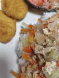 Tumis Sayur Salmon Creamy