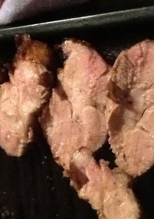 Una foto de Bondiola a la parrilla