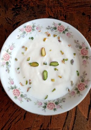 A picture of Soji ki kheer.