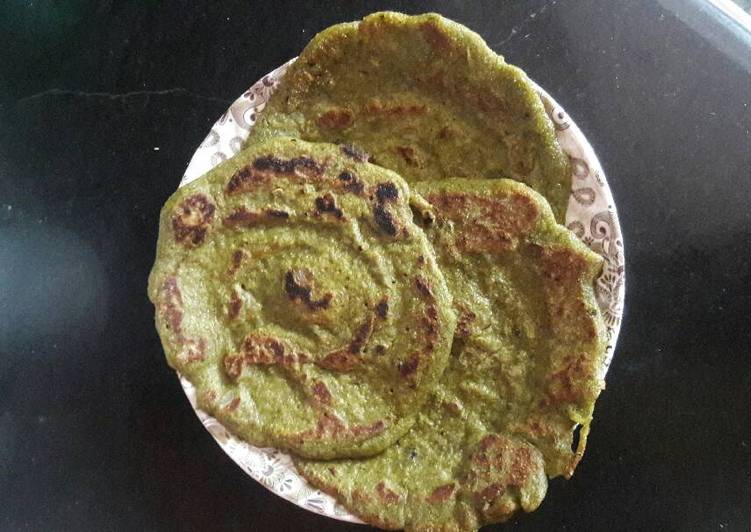 Palak ka multigrain chila/ multigrain spinach pancake