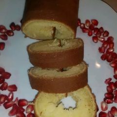 A picture of Swiss roll cake (English version).