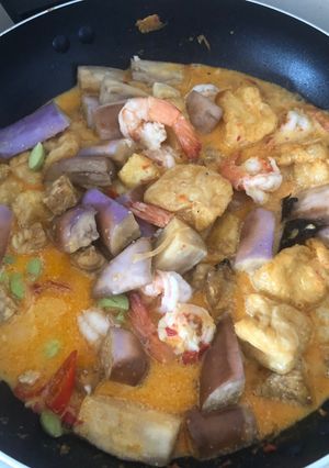 Foto resep 🦐udang tahu tempe tauco🦐
