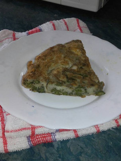 Una foto de Tortilla de espárragos
