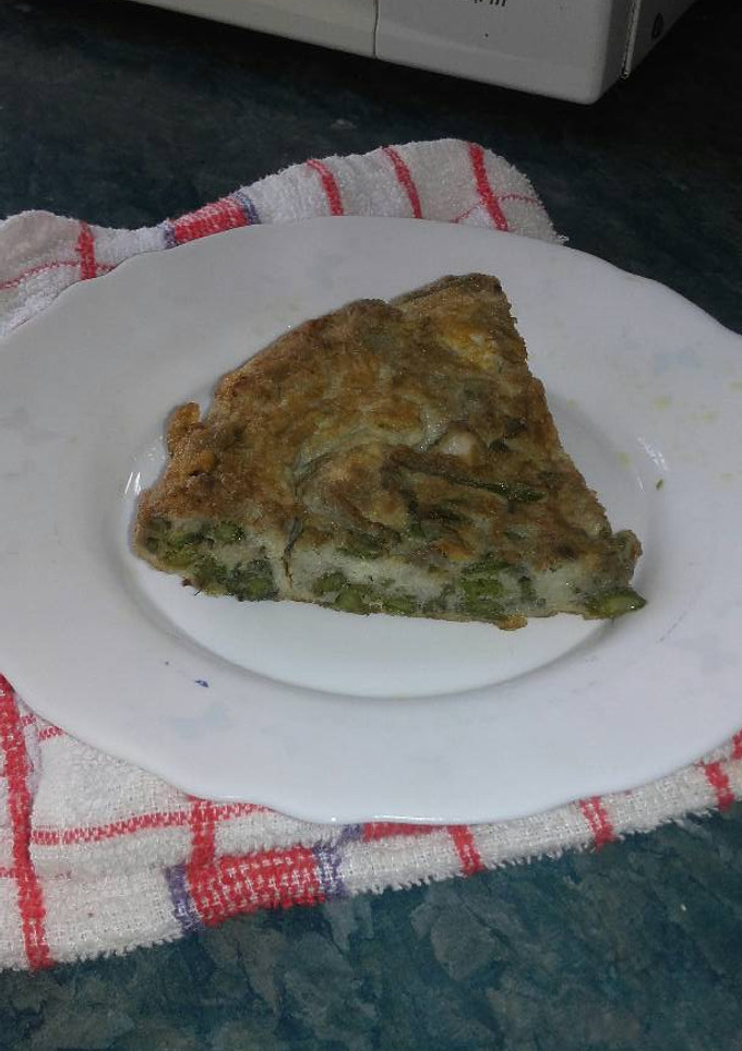 Una foto de Tortilla de espárragos