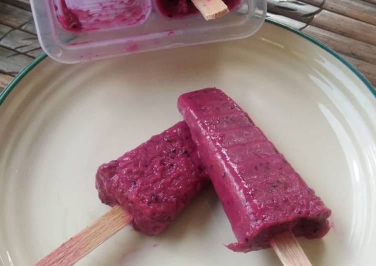 Popsicles buah naga