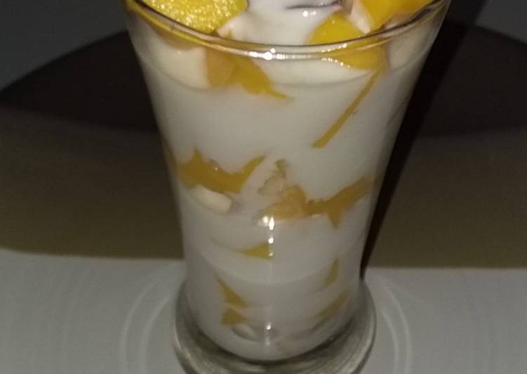 How to Prepare Mango and Yoghurt in 32 Minutes for Young Wife