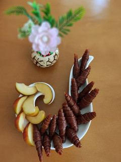 عکسی از دستور لواشک پنج میوه