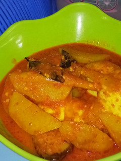 Foto resep Rendang telur rebus + kentang tanpa santan