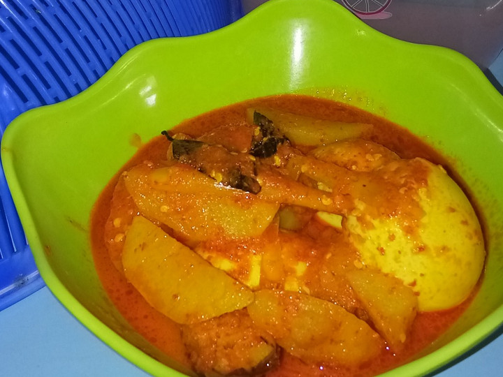 Yuk intip, Resep membuat Rendang telur rebus + kentang tanpa santan yang spesial