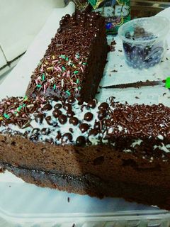 Foto resep Brownies Kukus Lapis Blueberry Jam #BikinRamadanBerkesan