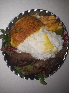 عکسی از دستور بلدرچین شکم پر
