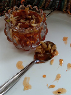 A picture of Dry fruits pickle.