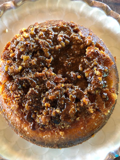 Una foto de Flan casero de coco al microondas