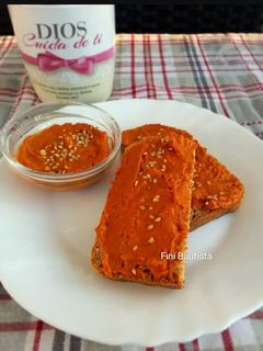 Una foto de Paté de pimientos (vegano)