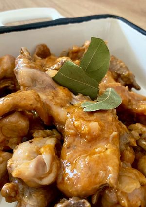 Una foto de Conejo al ajillo en Thermomix