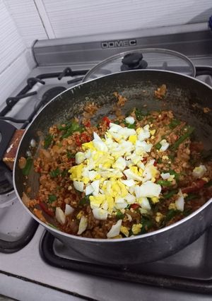 Una foto de Relleno de empanadas de soja