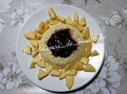 Une photo de bowlcake au four