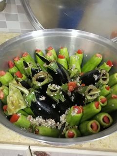 صورة لوصفة محشي كوسا وباتنجان