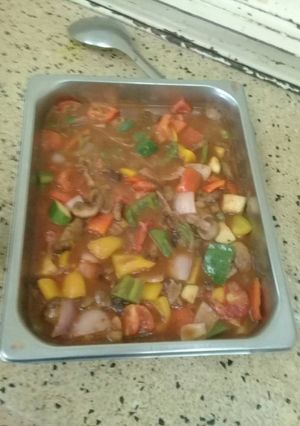 A picture of Ratatoule. # vegancontest#.