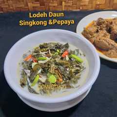 892.Lodeh Daun Singkong Pepaya-レシピのメイン写真