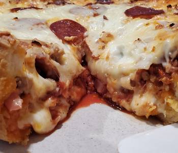 How To Prepare Recipe Double Crust Deep Dish Pizza Delicious Perfect