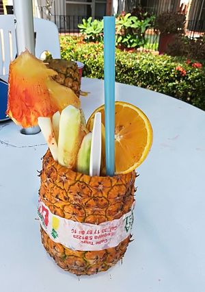 Una foto de Piña rellena