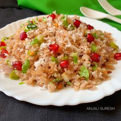 Red Rice Poha!! A picture of Red Rice Poha!!.