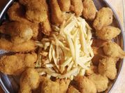 Una foto de pollo estilo kfc con panko