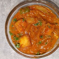 Paneer do pyaza A picture of Paneer do pyaza.