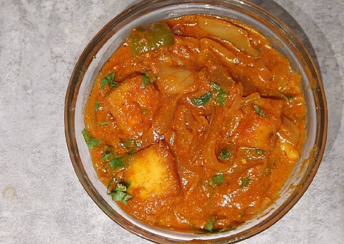 Paneer do pyaza