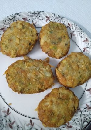 A picture of Chicken Corn Kabab's.