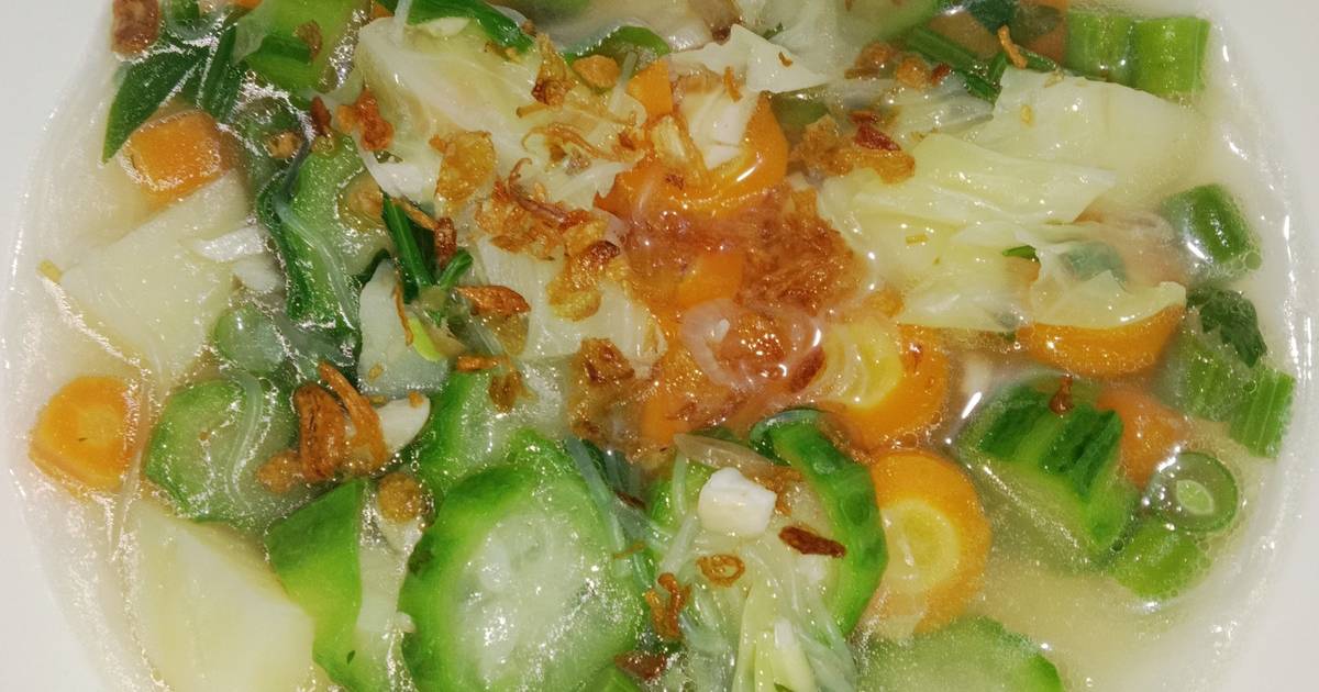 Resep Sayur Bening Oyong / Gambas Oleh Siti Hadijah Karo Karo - Cookpad