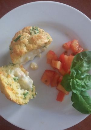Una foto de Muffins de zanahoria y espinaca🍃