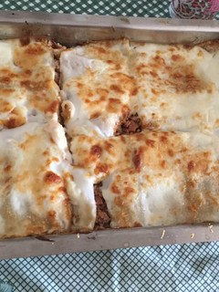 Una foto de Lasaña casera a la boloñesa!