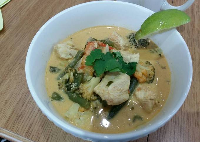 Recipe of Super Quick Homemade Chicken Curry Soup