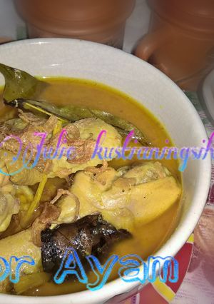Foto resep Opor Ayam Santan Instant