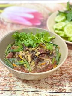 Hình của món Mắm Cá Lóc Chưng.