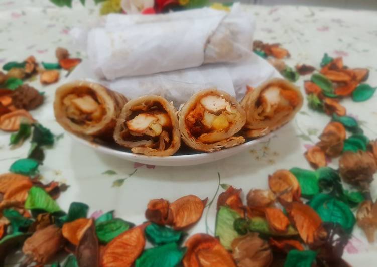 ساندويشات دجاج تندوري سريعة