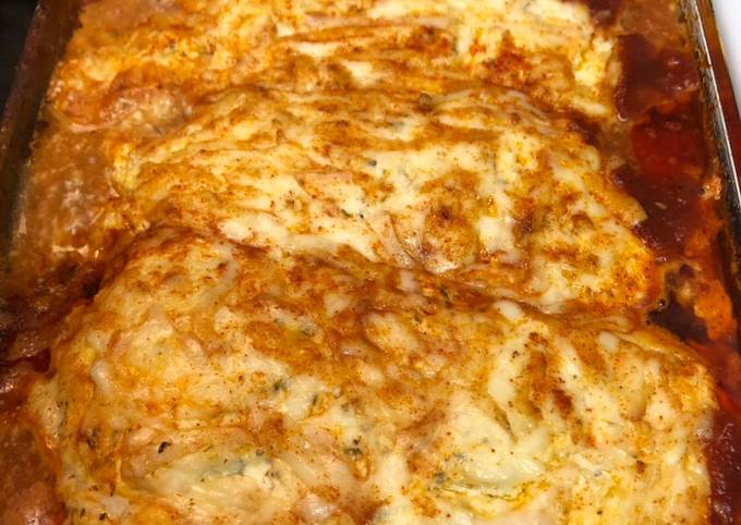 Recipe of Speedy Stuffed cheesy chicken breasts