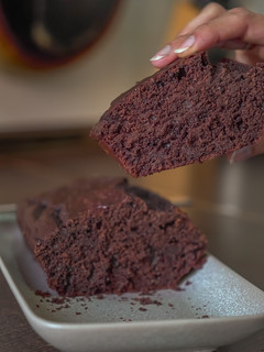Una foto de Bizcocho de cacao improvisado
