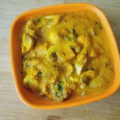 A picture of Mushroom masala.