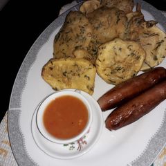 A picture of Maru bhajia #quicksnackcontest #authorsmarathon.