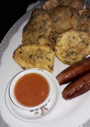 A picture of Maru bhajia #quicksnackcontest #authorsmarathon.
