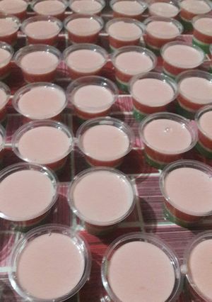 Foto resep Agar-agar santan+susu yang manis & lembut