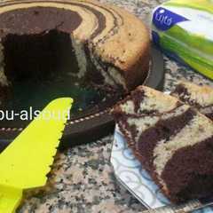 الكيكة الرخامية 🎂-レシピのメイン写真