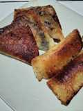 Roti panggang isi pisang keju coklat