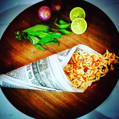 Jhal Muri or Bhel A picture of Jhal Muri or Bhel.