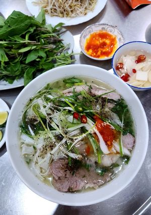 Hình của món Phở gàu.