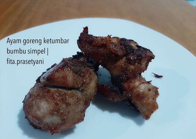 Ayam goreng ketumbar bumbu simpel maknyuss