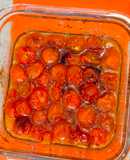 Tomate cherry confitados na air fryer